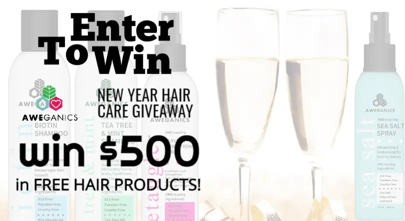 Win 1 of 3 Aweganics $500 Hair Care Bundles - ends 3/19