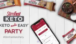 FREE SlimFast Keto Made Easy Party Kit