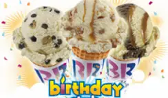 Free Ice Cream on your Birthday - 2020