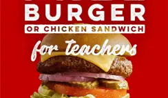 FREE Ruby Tuesday Burger or Chicken Sandwich for Teachers - Today Only! 
