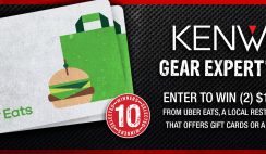 Win 2 Gift Cards for $100 to Uber Eats and a Local Restaurant or Grocery Store of Choice! 10 Winners ($200 Each) - Daily Entry - ends 5/31