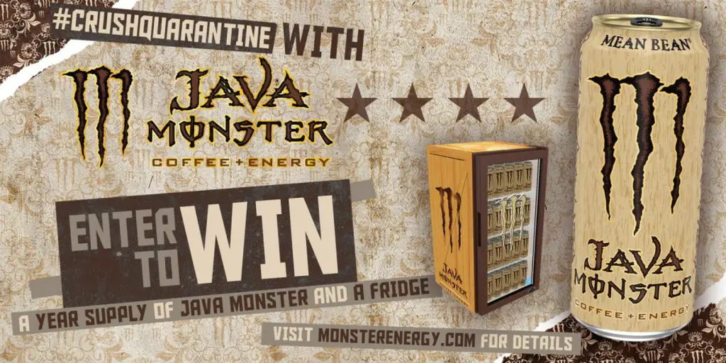 Win a Year Supply of Java Monster & a Fridge - ends 6/30 java monster
