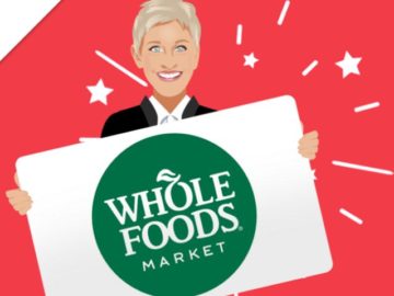 Win a $500 Whole Foods Gift Card from Ellen - ends 6/20 whole foods