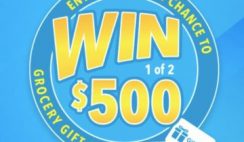 Win 1 of 2 $500 Grocery Store Gift Cards of Choice From the HydroxyCut Lose the Quarantine 15 Giveaway - ends 7/6