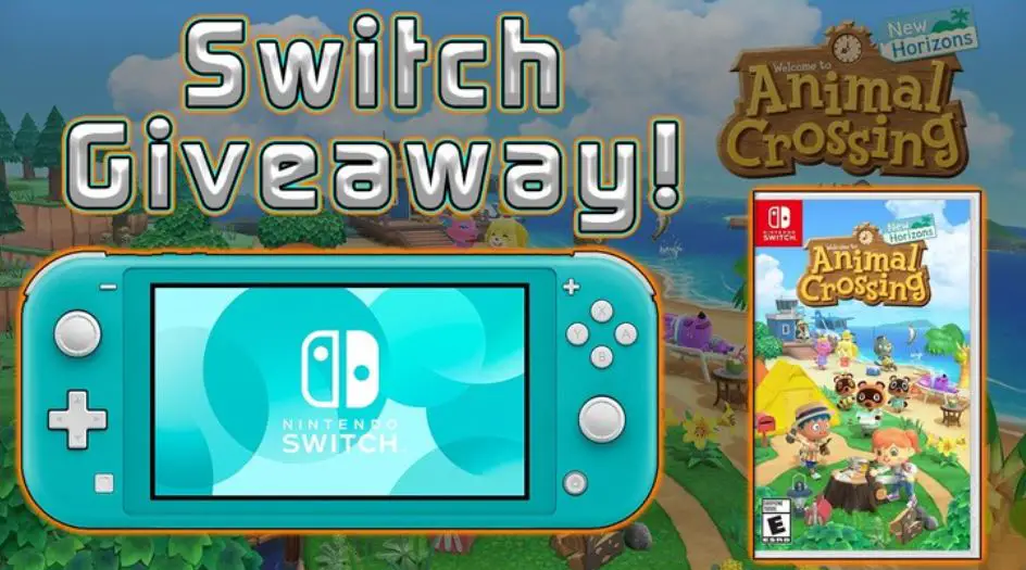 Win a Nintendo Switch and Animal Crossing Giveaway - ends 7/31 switch and animal crossing