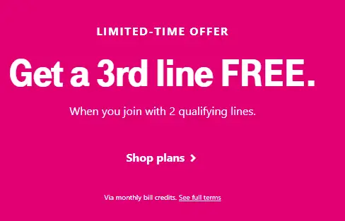 t mobile 4 line for 100