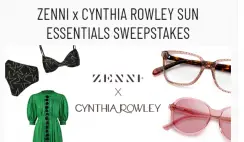 Win a $900+ Zenni & Cynthia Rowley Sun Essentials Giveaway with Sunglasses & More - ends 6/21