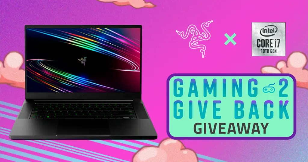 Win a Gaming 2 Give Back Giveaway for a New Razer Laptop - ends 7/8 Giveaway for a New Razer Laptop