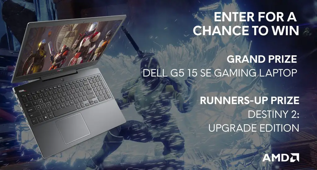 Win a Dell Gaming Notebook - ends 8/3 win a Dell Gaming Notebook