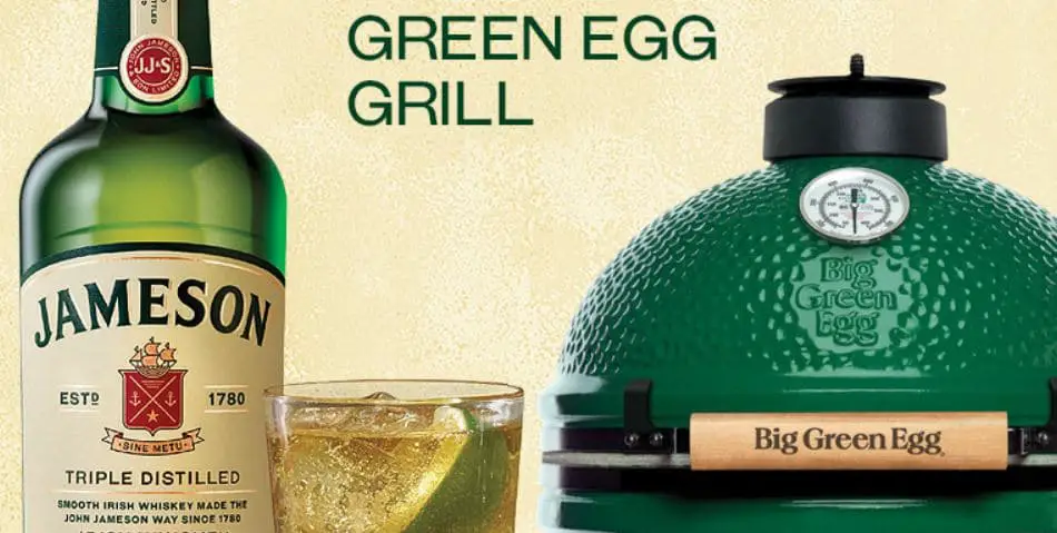 Win a Big Green Egg Grill Sweepstakes from Jameson Whiskey - ends 8/30 Big Green Egg Grill Sweepstakes