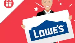 Win a $500 Lowes Gift Card from Ellen - ends 7/31