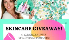 Win a Year's Supply of Mint Pear Clean Skincare ($1,000 Value) - ends 7/31