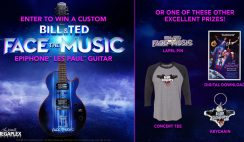 Win a Custom Epiphone Les Paul Guitar & More From Bill and Ted Face the Music - ends 8/28