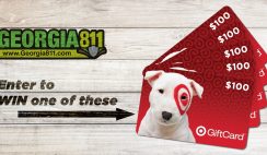 Win 1 of 5 $100 Target Gift Cards From Georgia 811 - ends 8/15