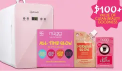 Win a Nügg Pink Mini Skincare Fridge & Clean Beauty Bundle - ends  8/31