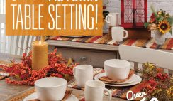 Autumn Table Setting Giveaway ends 9/21