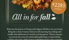Balsam Hill $2,200+ Fall Giveaway - 9/24