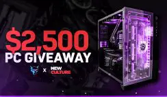 High Performance Gaming PC or $2k CASH Giveaway ends 9/18