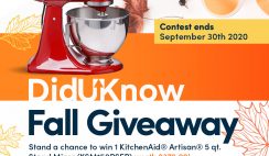 KitchenAid 5qt Stand Mixer Giveaway 9/30