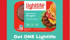 FREE Lightlife Plant-Based Burger
