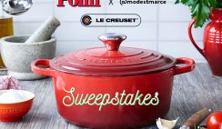 Pomi Le Creuset Giveaway ends 10/10