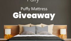 Puffy Mattress Giveaway ends 9/30