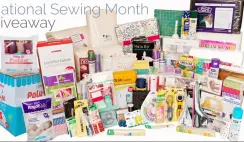Sewing Materials ($2,500) Giveaway 9/30