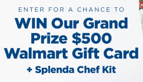 Win Splenda Walmart Giveaway - 9/30 Splenda Walmart Giveaway