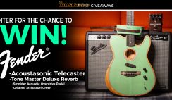 Fender Acoustasonic Giveaway ends 10/20
