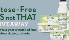 Green Valley Creamery Giveaway ends 10/14