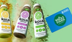 Whole Foods Koia Giveaway ends 10/20
