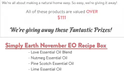 Simply Earth x Yuni Oil Giveaway -10/24