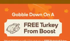 FREE Butterball Turkey From Boost Mobile