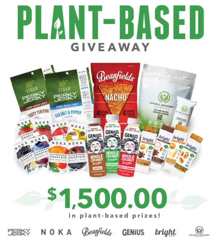 Win a $1,500+ Plant Based Prize Bundle From Bright Foods - ends 11/30 Plant Based Prize
