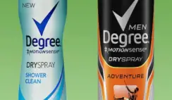 FREE Degree Dry Spray Deodorant for Him/Her