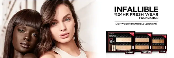 FREE Loreal Infallible Foundation FREE Loreal Infallible Foundation