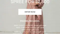 Win a $2,800 Luxe Comfort & Beauty Shopping Spree - ends 11/23
