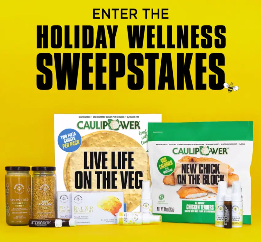 Win a Year of CauliPower and Beekeeper's Naturals ($880+ Value) CauliPower and Beekeeper's Naturals