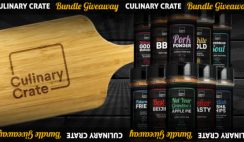 Win the Culinary Crate Giveaway Set with Spice Collection & Chopping Board!