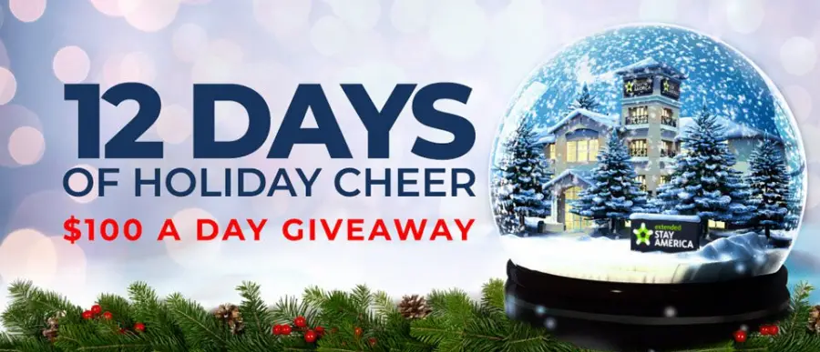 Win 1 of 12 $100 Visa Gift Cards from Extended Stay - Enter Daily! visa gift cards from extended stay