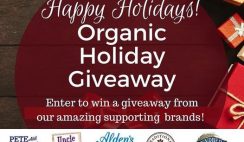 Win 1 of 9 $50 Only Organic Holiday Giveaway Prizes ($450 Value)  - ends 12/14