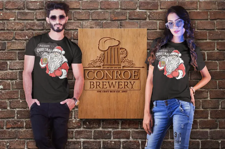 FREE Santa T-Shirt at Conroe Brewery FREE Santa T-Shirt at Conroe Brewery