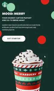 FREE Starbucks Drink from Spotify