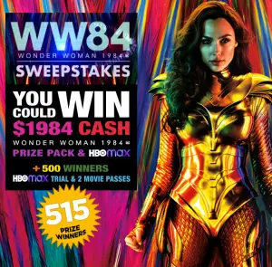 WW84 Wonder Woman 1984 Prize