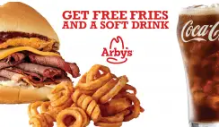 Get FREE Fries And A Drink At Arby's With Purchase