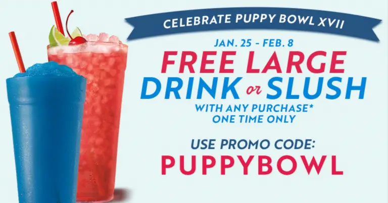 Get A FREE Large Drink Or Slush At Sonic With Purchase! - Freebies Frenzy