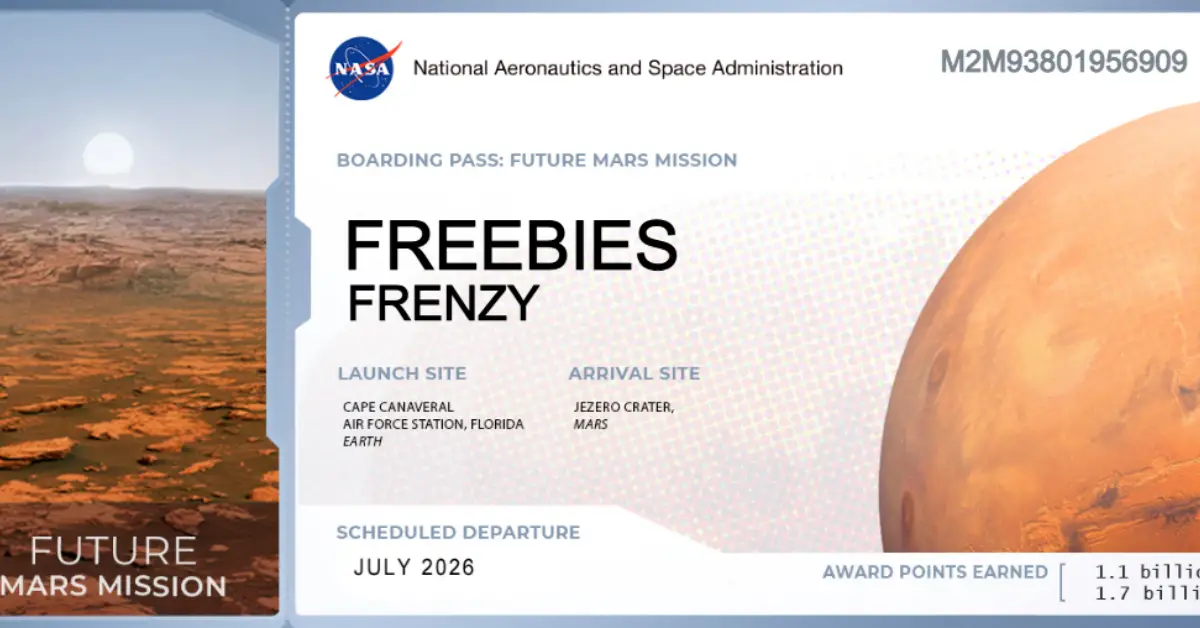 Send Your Name To Mars For Free! - Freebies Frenzy