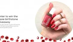 essie Birthstone Series 2021 Sweepstakes
