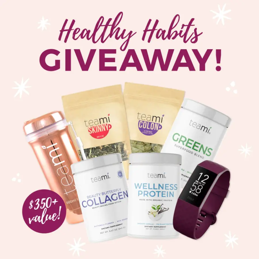 Win the Teami Blends Healthy Habits Giveaway Teami Blends Healthy Habits Giveaway