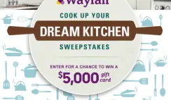 Win $5,000 from the Wayfair Dream Kitchen Giveaway! - Enter Daily!